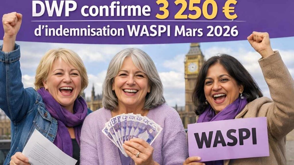 DWP confirme 3 250 £ d’indemnisation WASPI Mars 2026: Guide complet d’éligibilité et calendrier des paiements