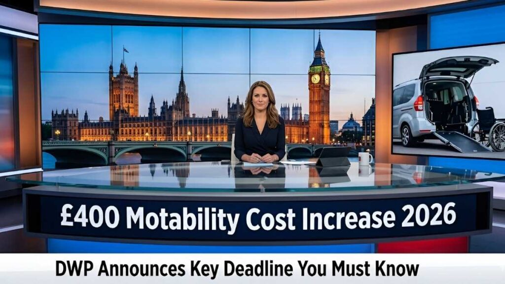 Augmentation du coût Motability de 400£ en 2026 : DWP annonce la date limite essentielle à connaître