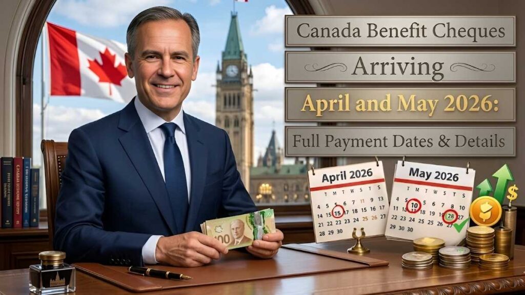 Chèques de prestations Canada arrivant avril et mai 2026 : toutes les dates de paiement et détails complets