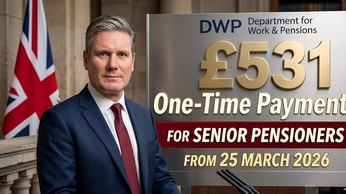 Mise à jour DWP 2026: Confirmation d’un paiement unique de 531 £ pour les retraités seniors à partir du 25 mars avec explications claires sur les conditions d’éligibilité et l’impact financier