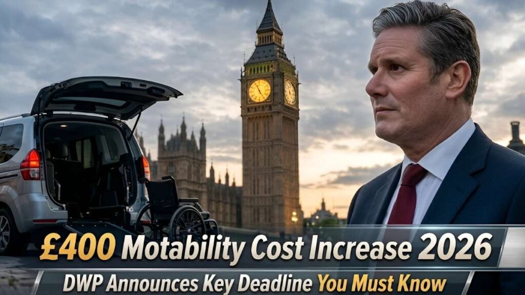 Motability 2026 : augmentation de coût de 400 £ confirmée par le DWP avec date limite essentielle à connaître